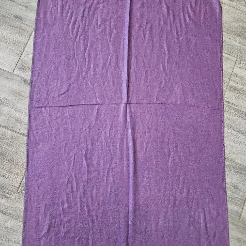 Golden Sky 100% Cashmere Scarf Purple Grey Camel‎ Print Shawl Wrap Winter Fall